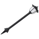 VidaXL Lampy solarne do ogrodu, 6 szt., LED, czarne