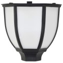 VidaXL Lampy solarne do ogrodu, 6 szt., LED, czarne