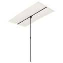 VidaXL Parasol ogrodowy na słupku aluminiowym, 180x110 cm, piaskowy