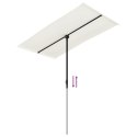 VidaXL Parasol ogrodowy na słupku aluminiowym, 180x110 cm, piaskowy