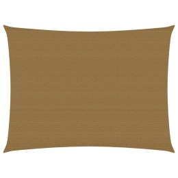 VidaXL Żagiel przeciwsłoneczny, 160 g/m², kolor taupe, 2,5x4 m, HDPE