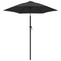 VidaXL Parasol, antracytowy, 200x224 cm, aluminium