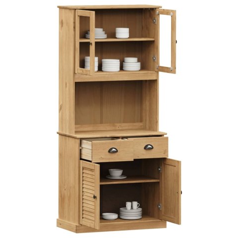 Kredens VIGO, 78x40x175 cm, lite drewno sosnowe Kredens VIGO, 78x40x175 cm, lite drewno sosnowe