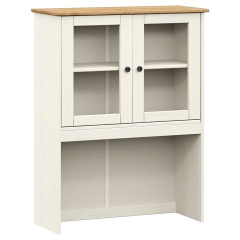 Kredens VIGO, biały, 78x40x175 cm, lite drewno sosnowe Kredens VIGO, biały, 78x40x175 cm, lite drewno sosnowe