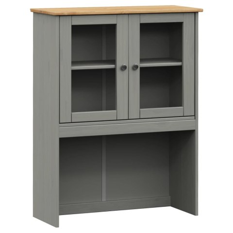 Kredens VIGO, szary, 78x40x175 cm, lite drewno sosnowe Kredens VIGO, szary, 78x40x175 cm, lite drewno sosnowe