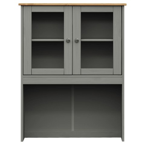 Kredens VIGO, szary, 78x40x175 cm, lite drewno sosnowe Kredens VIGO, szary, 78x40x175 cm, lite drewno sosnowe