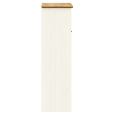 Nastawka do komody VIGO, biała, 78x30x100 cm, lita sosna Nastawka do komody VIGO, biała, 78x30x100 cm, lita sosna