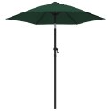 VidaXL Parasol, zielony, 200 x 224 cm, aluminium