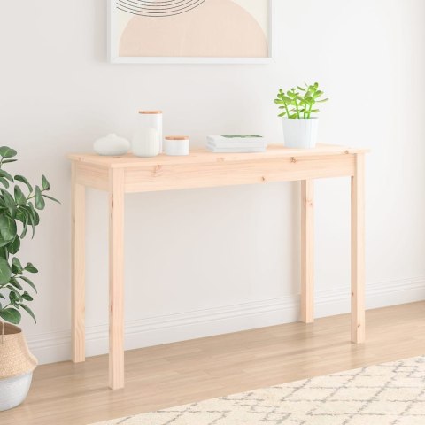 Stolik konsolowy, 110x40x75 cm, lite drewno sosnowe Stolik konsolowy, 110x40x75 cm, lite drewno sosnowe