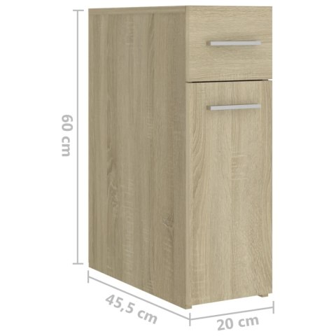 Szafka apteczna, dąb sonoma, 20x45,5x60 cm Szafka apteczna, dąb sonoma, 20x45,5x60 cm