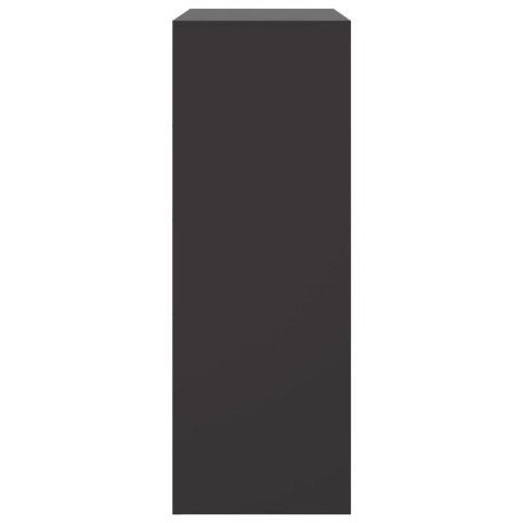 Szafka boczna, czarna, 67x39x107 cm, stal Szafka boczna, czarna, 67x39x107 cm, stal