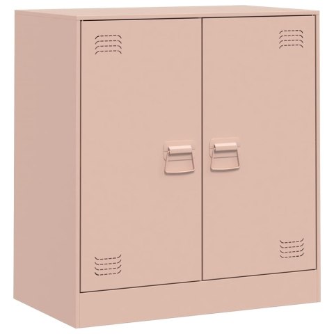 Szafka boczna, różowa, 67x39x73 cm, stal Szafka boczna, różowa, 67x39x73 cm, stal