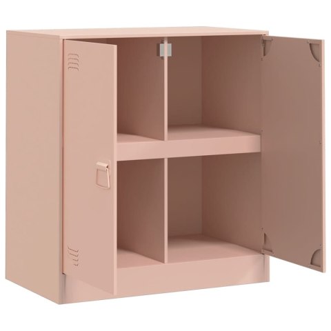 Szafka boczna, różowa, 67x39x73 cm, stal Szafka boczna, różowa, 67x39x73 cm, stal