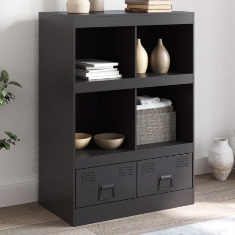 Szafka, czarna, 67x39x95 cm, stal Szafka, czarna, 67x39x95 cm, stal