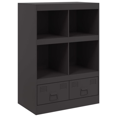 Szafka, czarna, 67x39x95 cm, stal Szafka, czarna, 67x39x95 cm, stal