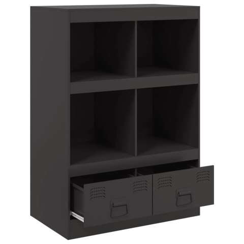Szafka, czarna, 67x39x95 cm, stal Szafka, czarna, 67x39x95 cm, stal