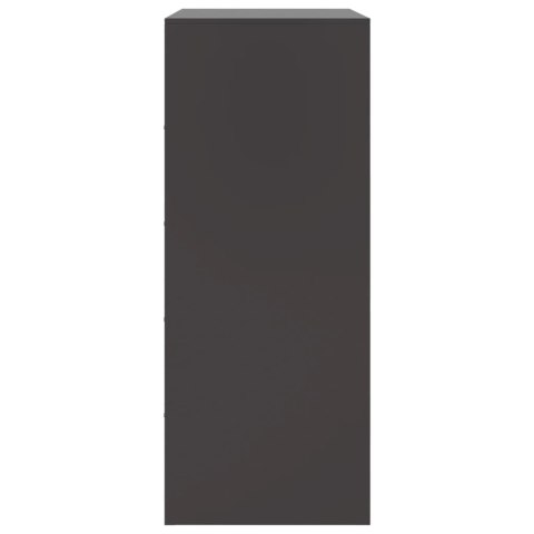 Szafka, czarna, 67x39x95 cm, stal Szafka, czarna, 67x39x95 cm, stal