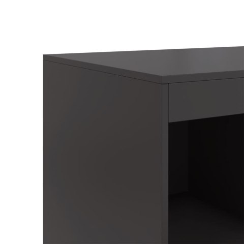 Szafka, czarna, 67x39x95 cm, stal Szafka, czarna, 67x39x95 cm, stal