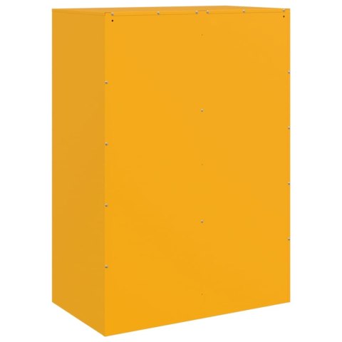 Szafka, musztardowa, 67x39x95 cm, stalowa Szafka, musztardowa, 67x39x95 cm, stalowa