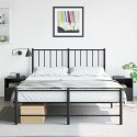  Szafki nocne, 2 szt., czarne, 34,5x39x44 cm, stal
