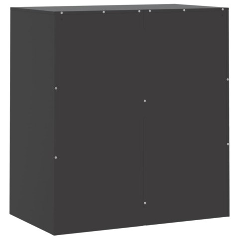 Szafka boczna, czarna, 67x39x73 cm, stal Szafka boczna, czarna, 67x39x73 cm, stal