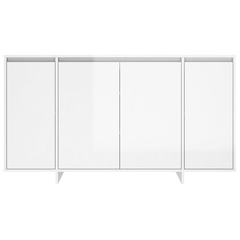 Komoda, biała, wysoki połysk, 135 x 41 x 75 cm, płyta wiórowa Komoda, biała, wysoki połysk, 135 x 41 x 75 cm, płyta wiórowa