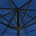 VidaXL Parasol ogrodowy na słupku aluminiowym, 600 cm, lazurowy