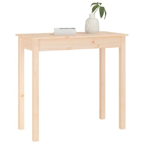 Stolik konsolowy, 80x40x75 cm, lite drewno sosnowe Stolik konsolowy, 80x40x75 cm, lite drewno sosnowe
