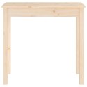  Stolik konsolowy, 80x40x75 cm, lite drewno sosnowe