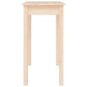  Stolik konsolowy, 80x40x75 cm, lite drewno sosnowe