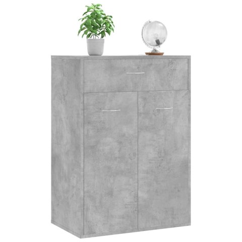 Szafka na buty, szarość betonu, 60x35x84 cm Szafka na buty, szarość betonu, 60x35x84 cm