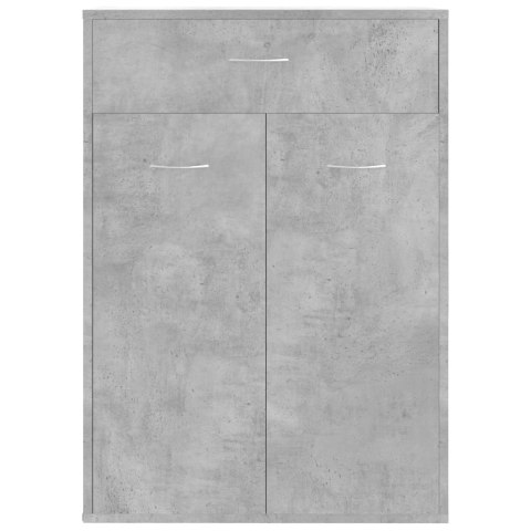 Szafka na buty, szarość betonu, 60x35x84 cm Szafka na buty, szarość betonu, 60x35x84 cm