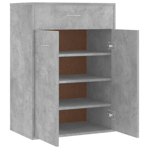 Szafka na buty, szarość betonu, 60x35x84 cm Szafka na buty, szarość betonu, 60x35x84 cm