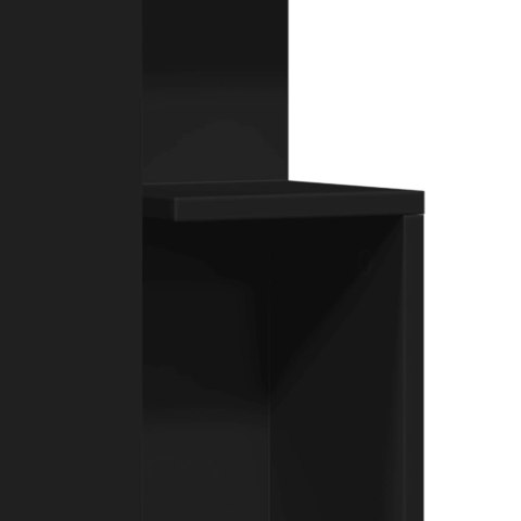 Stolik boczny, czarny, 35x35x60 cm, materiał drewnopochodny Stolik boczny, czarny, 35x35x60 cm, materiał drewnopochodny