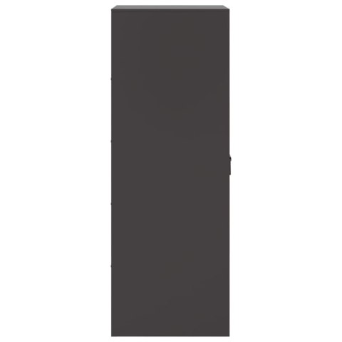 Szafka, czarna, 34,5x39x107 cm, stal Szafka, czarna, 34,5x39x107 cm, stal