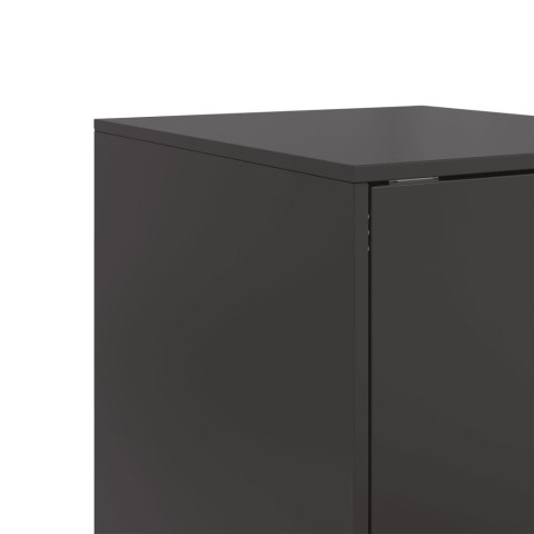 Szafka, czarna, 34,5x39x107 cm, stal Szafka, czarna, 34,5x39x107 cm, stal