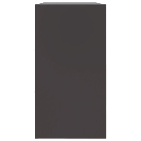 Szafka, czarna, 99x39x73 cm, stalowa Szafka, czarna, 99x39x73 cm, stalowa