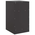 VidaXL Szafki nocne, 2 szt., czarne, 34,5x39x62 cm, stal