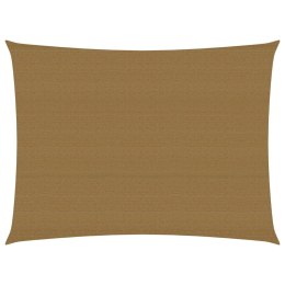 VidaXL Żagiel przeciwsłoneczny, 160 g/m², taupe, 6x7 m, HDPE