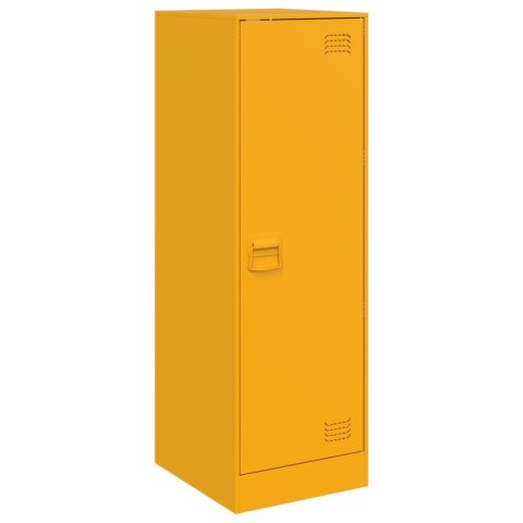 Szafka, musztardowa, 34,5x39x107 cm, stal Szafka, musztardowa, 34,5x39x107 cm, stal