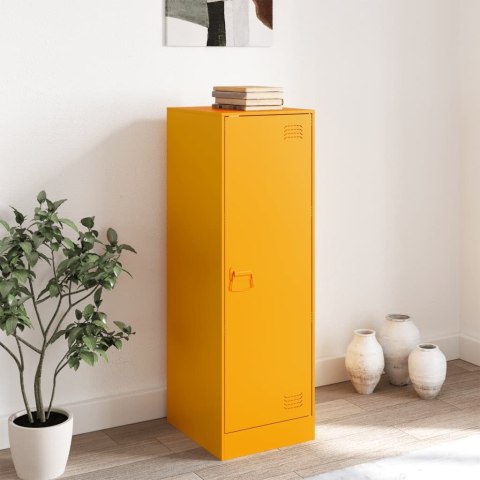 Szafka, musztardowa, 34,5x39x107 cm, stal Szafka, musztardowa, 34,5x39x107 cm, stal