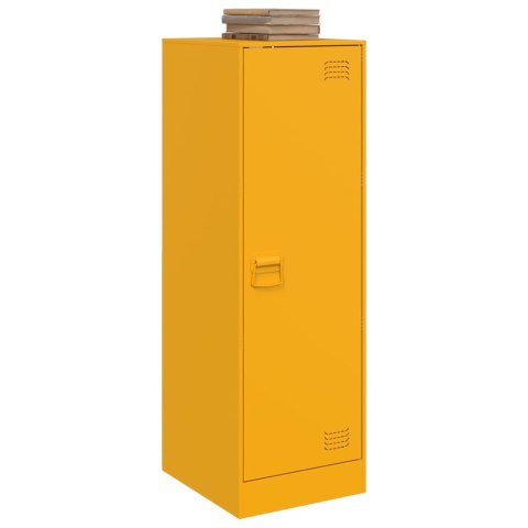 Szafka, musztardowa, 34,5x39x107 cm, stal Szafka, musztardowa, 34,5x39x107 cm, stal