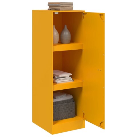 Szafka, musztardowa, 34,5x39x107 cm, stal Szafka, musztardowa, 34,5x39x107 cm, stal