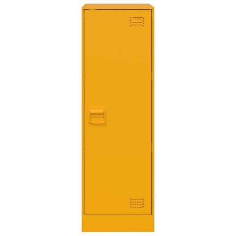 Szafka, musztardowa, 34,5x39x107 cm, stal Szafka, musztardowa, 34,5x39x107 cm, stal