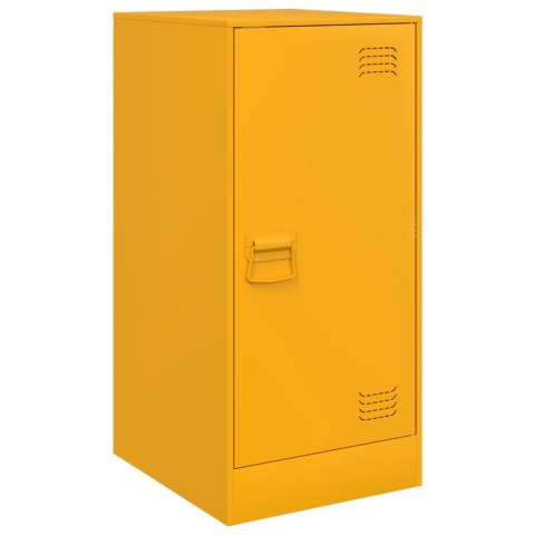 Szafka, musztardowa, 34,5x39x73 cm, stal Szafka, musztardowa, 34,5x39x73 cm, stal