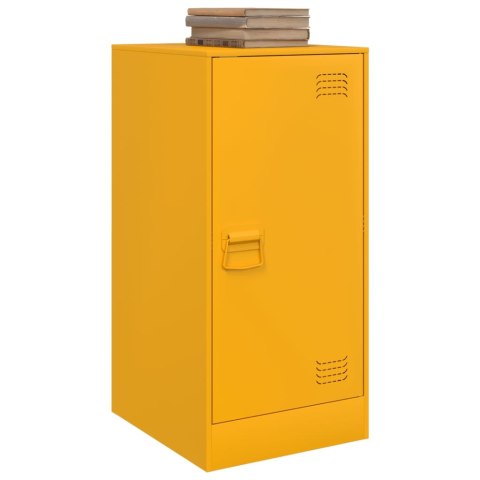 Szafka, musztardowa, 34,5x39x73 cm, stal Szafka, musztardowa, 34,5x39x73 cm, stal