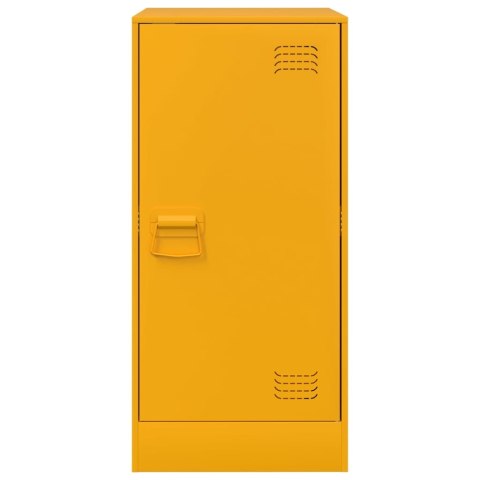 Szafka, musztardowa, 34,5x39x73 cm, stal Szafka, musztardowa, 34,5x39x73 cm, stal