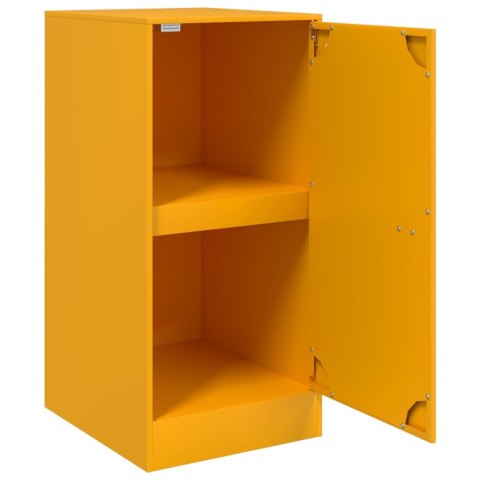 Szafka, musztardowa, 34,5x39x73 cm, stal Szafka, musztardowa, 34,5x39x73 cm, stal