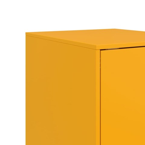 Szafka, musztardowa, 34,5x39x73 cm, stal Szafka, musztardowa, 34,5x39x73 cm, stal