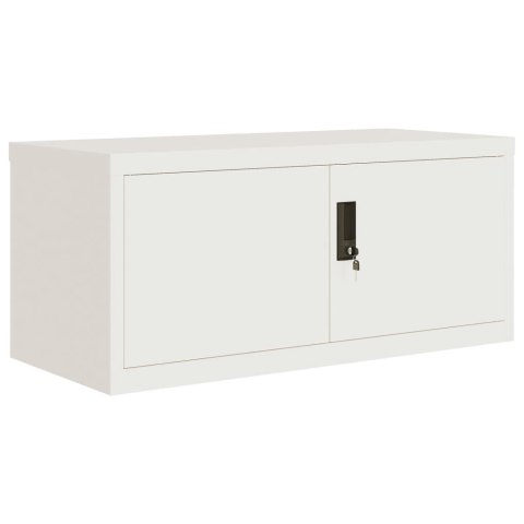 Szafa na dokumenty, biała, 90x40x130 cm, stalowa Szafa na dokumenty, biała, 90x40x130 cm, stalowa